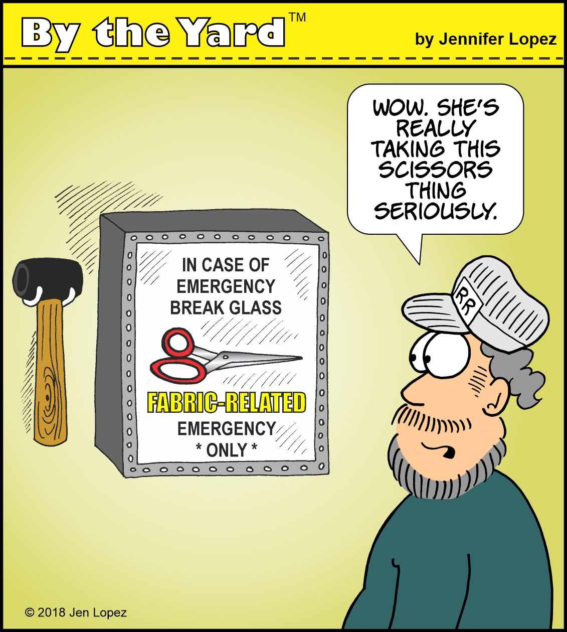 Don’t Touch My Scissors By the Yard®